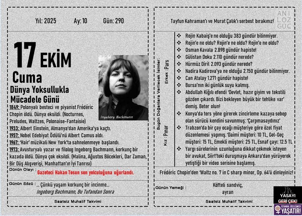 Dünya Yoksullukla Mücadele Günü 1